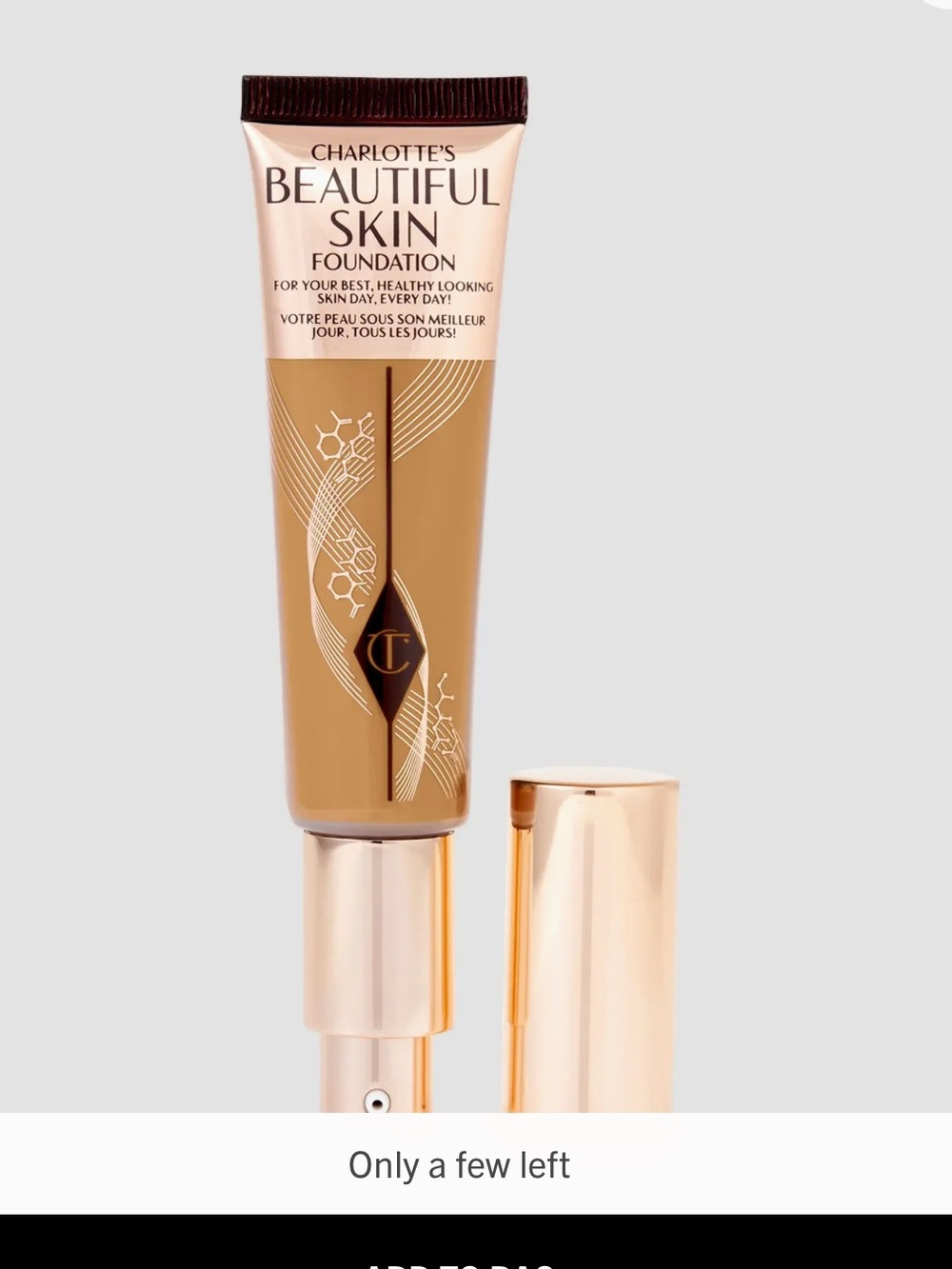 Charlotte Tilbury Beautiful Skin Foundation -in 6 neutral- NEW IN BOX